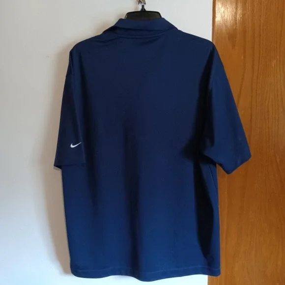 Nike Men's Blue Short Sleeve Fit-Dri Golf Polo Shirt – Size L - Picture 5 of 5